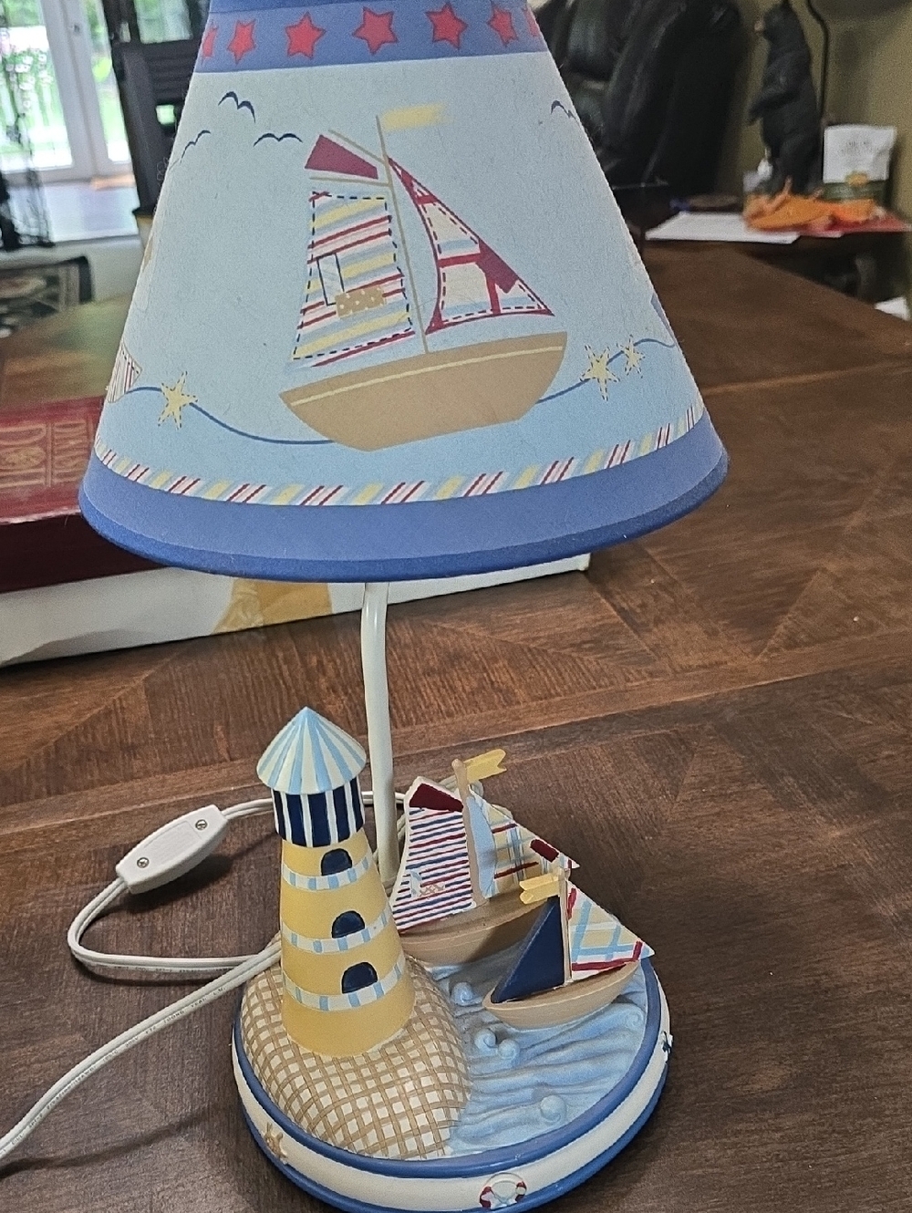 🩵💙 Boys Nautical Nursery Lamp💙🩵